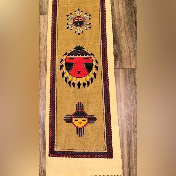 EL Paso Blanket south western Native American table runner wall hanging canvas - Picture 3 of 3